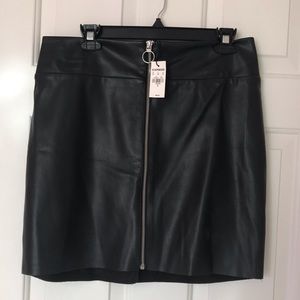Express Leather Skirt